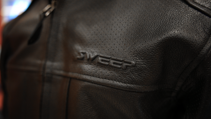 Мотокуртка кожаная Sweep Daytona, black