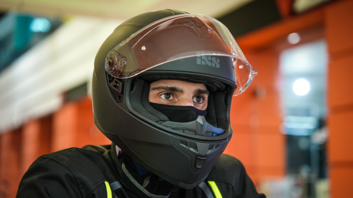 Шлем интеграл IXS HX 1100 1.0 черный мат.