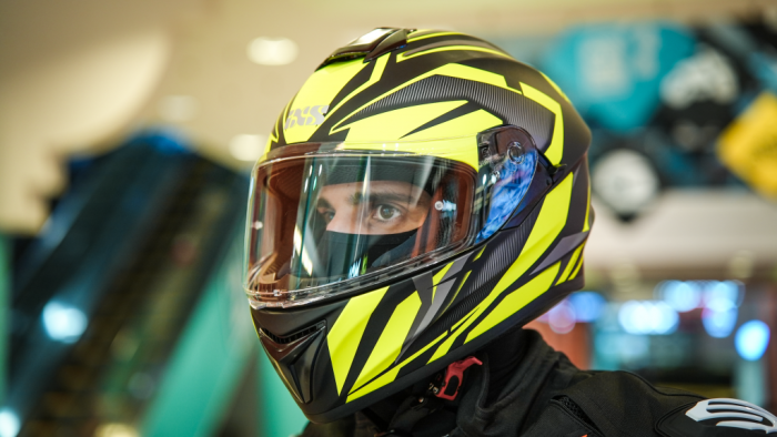 Шлем интеграл IXS iXS216 2.1 Желто-черный