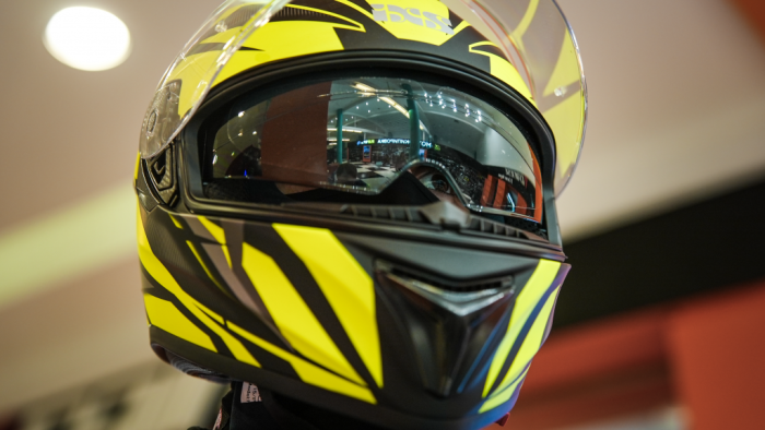 Шлем интеграл IXS iXS216 2.1 Желто-черный