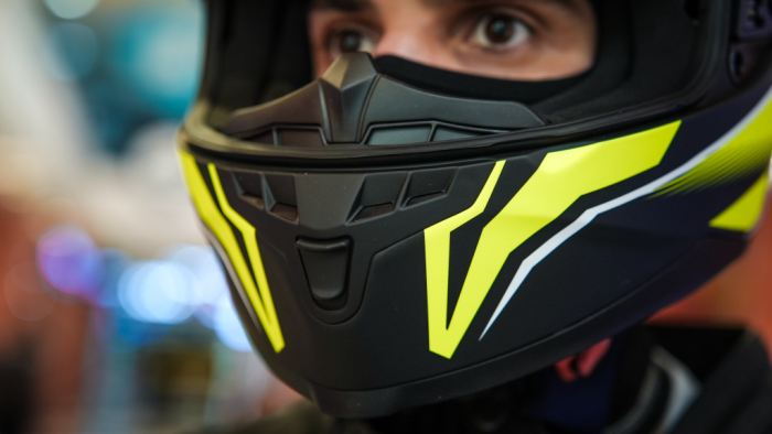 Шлем интеграл IXS HX 1100 2.3 чёрно-жёлтый