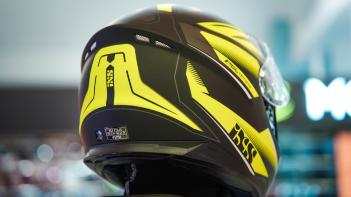 Шлем интеграл IXS HX 1100 2.3 чёрно-жёлтый
