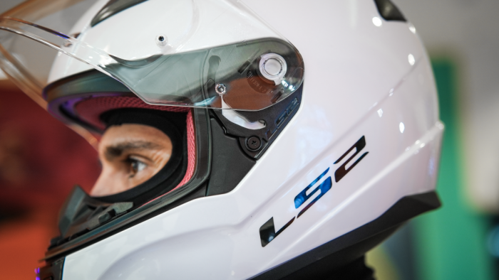 Шлем интеграл LS2 FF353 Rapid Single Mono, белый