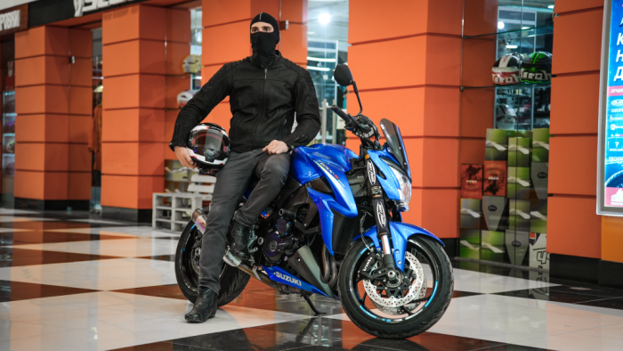 Шлем интеграл LS2 FF353 Rapid Ghost, Черный/Белый/Красный
