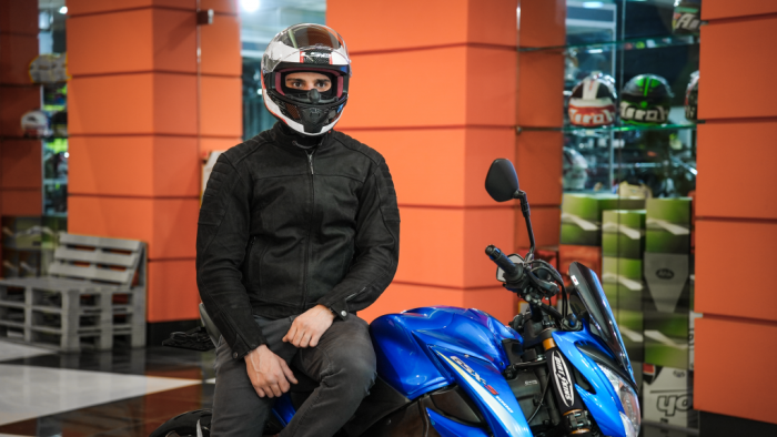 Шлем интеграл LS2 FF353 Rapid Ghost, Черный/Белый/Красный
