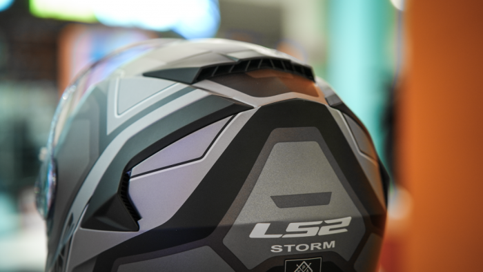 Мотошлем интеграл LS2 FF800 Storm Faster matt titanium