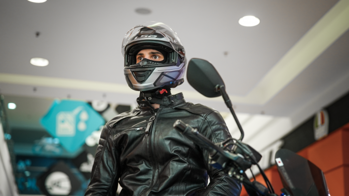 Мотошлем интеграл LS2 FF800 Storm Faster matt titanium