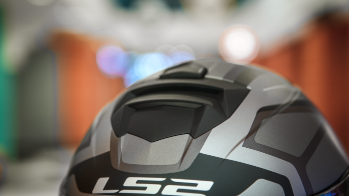Мотошлем интеграл LS2 FF800 Storm Faster matt titanium