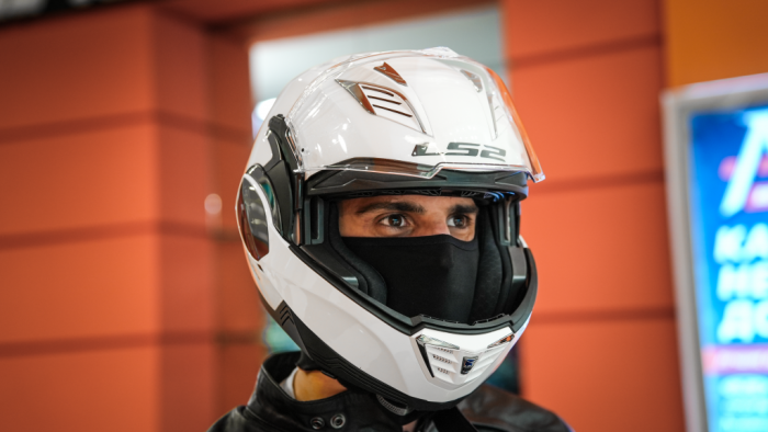 Шлем модуляр LS2 FF900 Valiant II Solid, белый