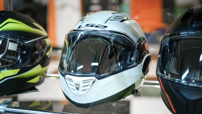 Шлем модуляр LS2 FF900 Valiant II Solid, белый