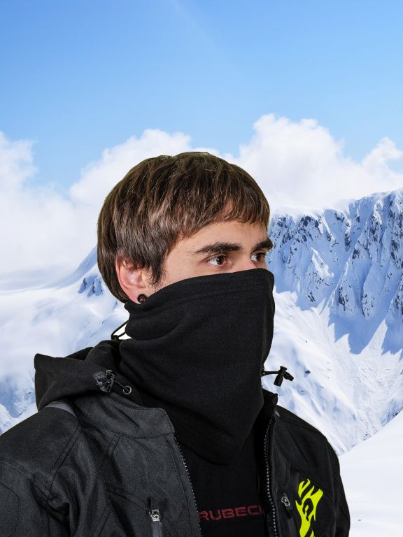 Бафф MotoLike флисовый Winter, черный