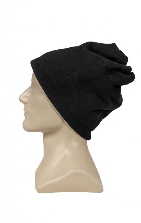 Бафф MotoLike флисовый двухслойный Extra Winter, черный