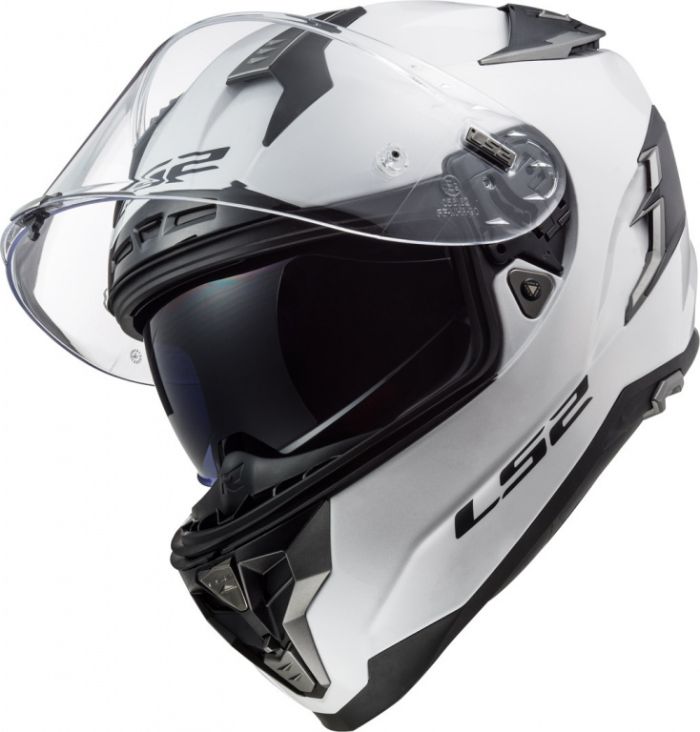 Шлем интеграл LS2 FF327 Challenger Solid, Gloss White