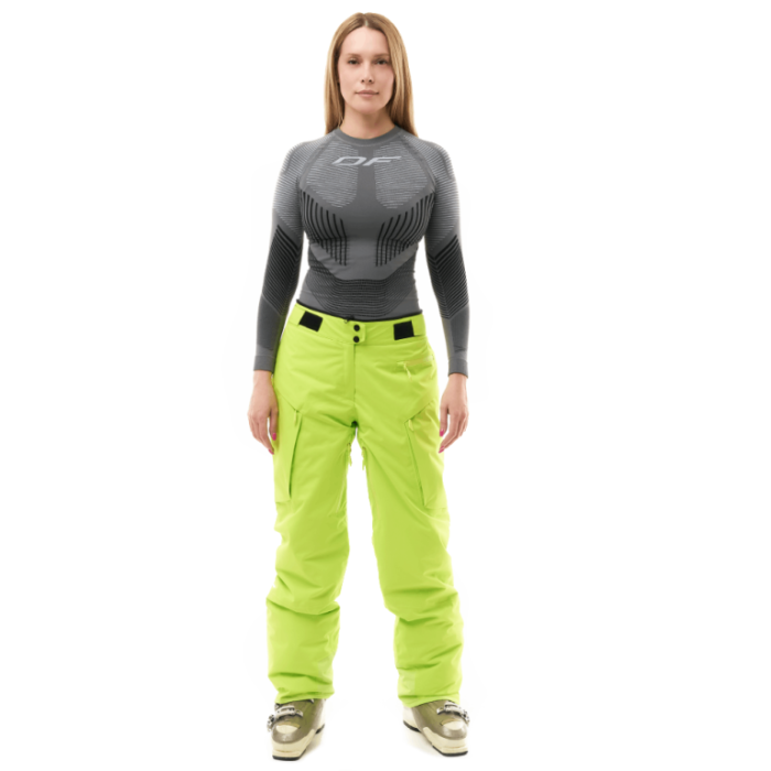 Штаны горнолыжные утепленные Dragonfly Gravity Woman 2024 Lime