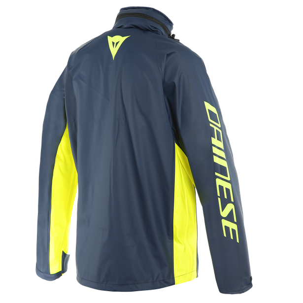 Мотокуртка дождевая Dainese Storm 2 Unisex Jacket Black-iris/fluo-yellow