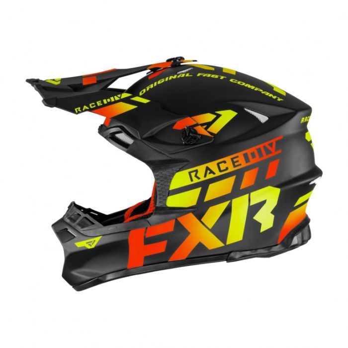 Шлем FXR MX 6D ATR-2 Race Div Helmet 21 Black/Inferno