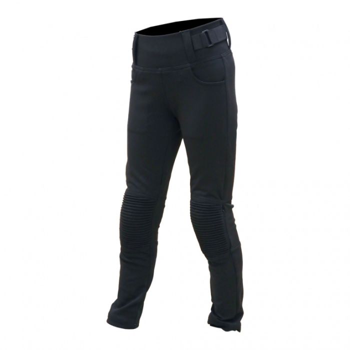 Мотобрюки женские MCP Leggings Stretch черный