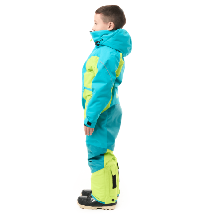 Зимний утепленный комбинезон Dragonfly GRAVITY Junior Dark Green - Lime