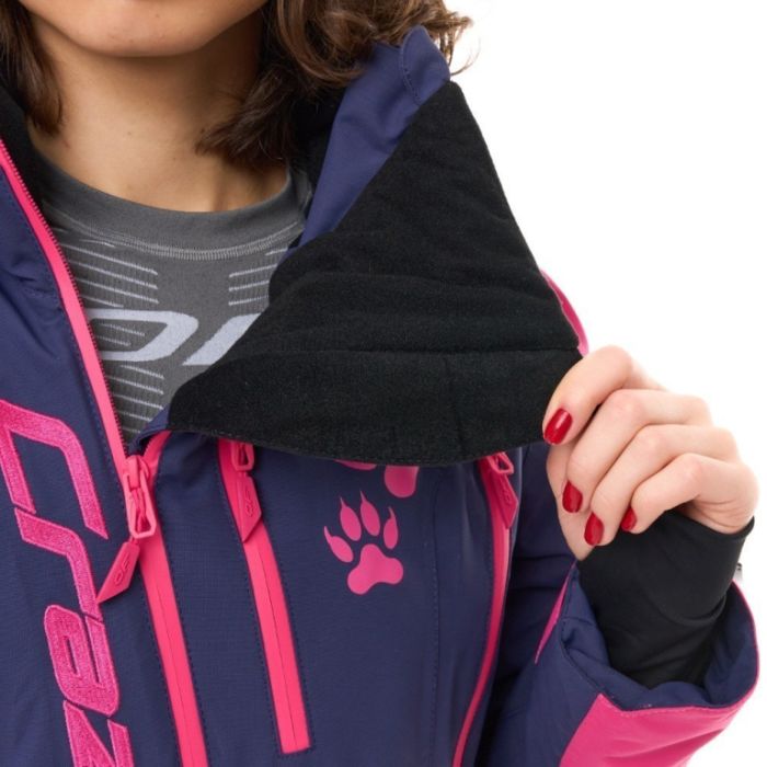 Снегоходный Утепленный комбинезон Dragonfly Extreme Woman Dark Blue - Pink Cat