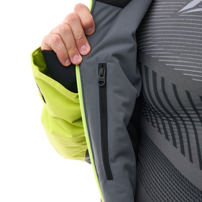 Снегоходный комбинезон Dragonfly Extreme 2.0 Man Grey - Brown - Lime Утепленный (100)