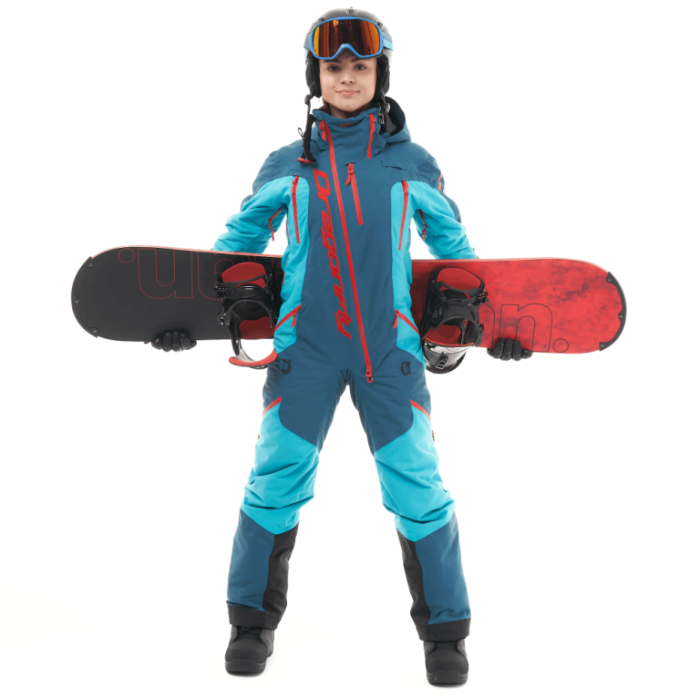 Снегоходный Утепленный комбинезон Dragonfly Extreme Woman Dark Ocean-Baltic 2024