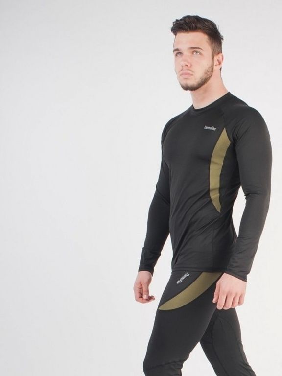 Комплект термобелья ThermoFlex зимний флисовый черный