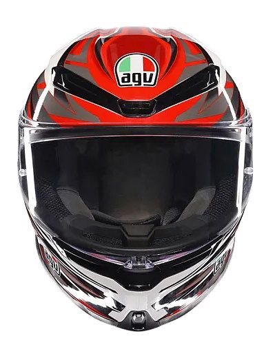Мотошлем AGV K-6 S E2206 MPLK Reeval White/Red/Grey