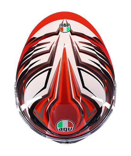 Мотошлем AGV K-6 S E2206 MPLK Reeval White/Red/Grey