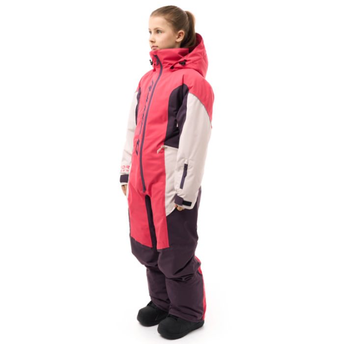 Зимний утепленный комбинезон Dragonfly GRAVITY Teenager Pink - Plum - Light Grey