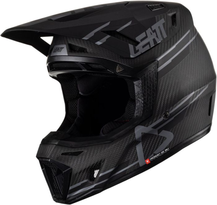 Мотошлем Leatt Moto 9.5 Carbon Helmet Kit V24 Black