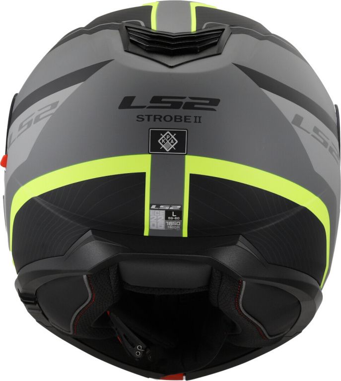 Шлем модуляр LS2 FF908 STROBE II MONZA матовый черно-желтый
