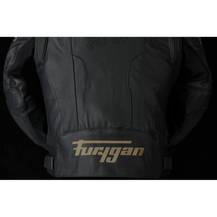 Мотокуртка кожаная Furygan Sherman Evo Черный