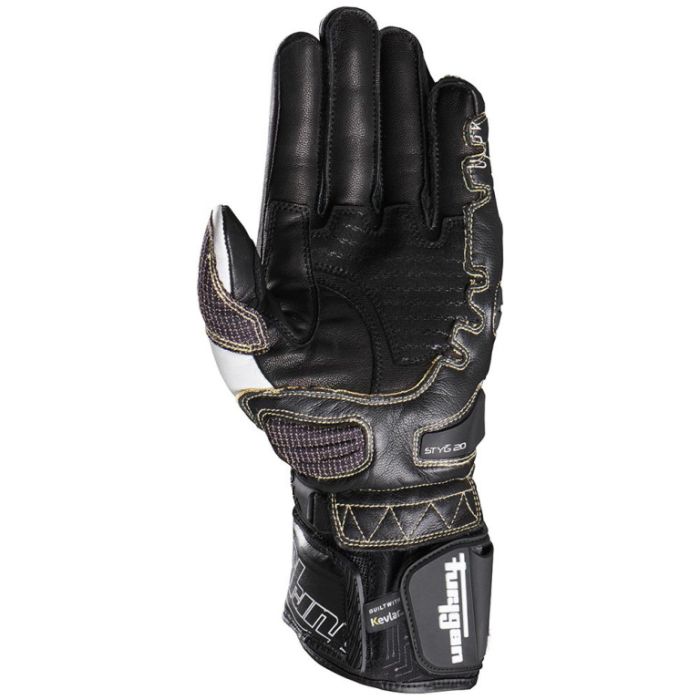 Перчатки FURYGAN STYG20 X KEVLAR® кожа Черный/Белый
