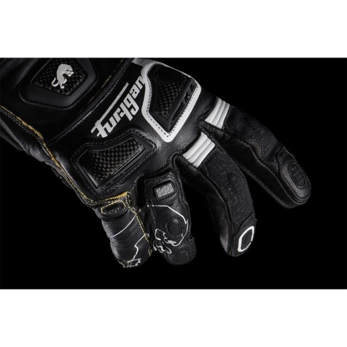 Перчатки FURYGAN STYG20 X KEVLAR® кожа Черный/Белый