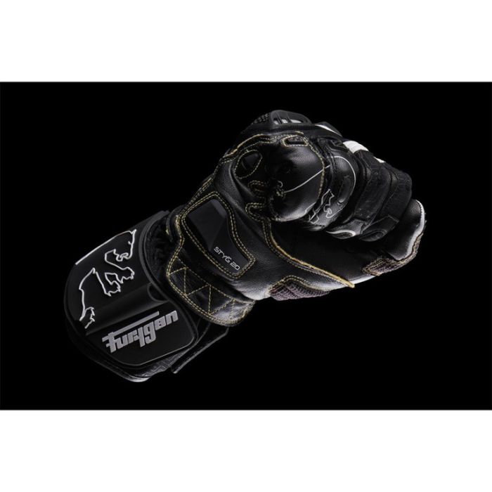 Перчатки FURYGAN STYG20 X KEVLAR® кожа Черный/Белый