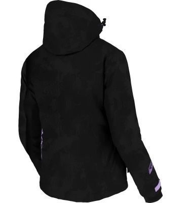 Снегоходная куртка женская FXR Fresh Lady 22 Black Camo/Lilac