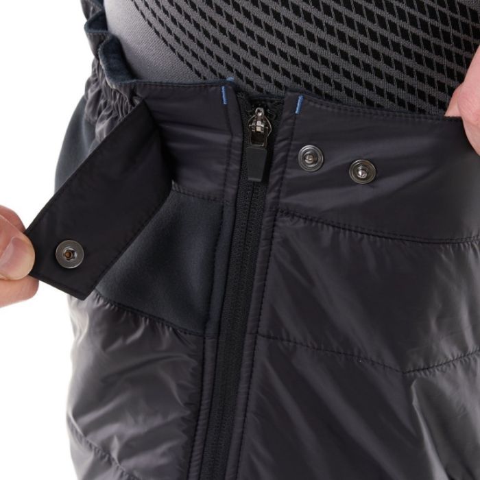 Термошорты-самосбросы удлиненные Dragonfly WARMLAYER ZIP Вlack