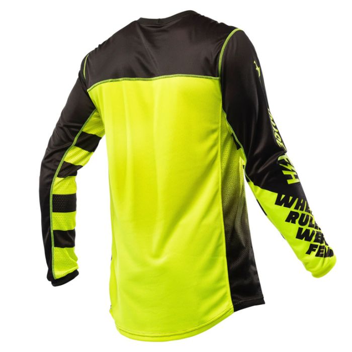 Джерси Fasthouse Grindhouse Riot Black High Viz