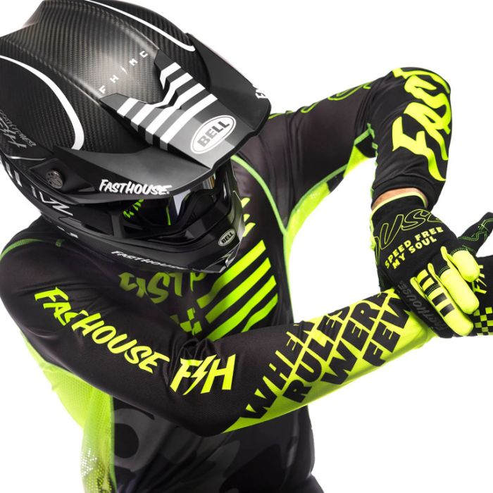 Джерси Fasthouse Grindhouse Riot Black High Viz