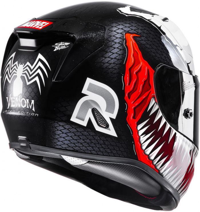 Мотошлем интеграл HJC RPHA 11 Venom Marvel, MC1