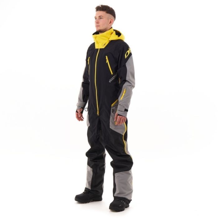Комбинезон Dragonfly Extreme 2.0 MAN Утепленный Black - Yellow - Grey 2024