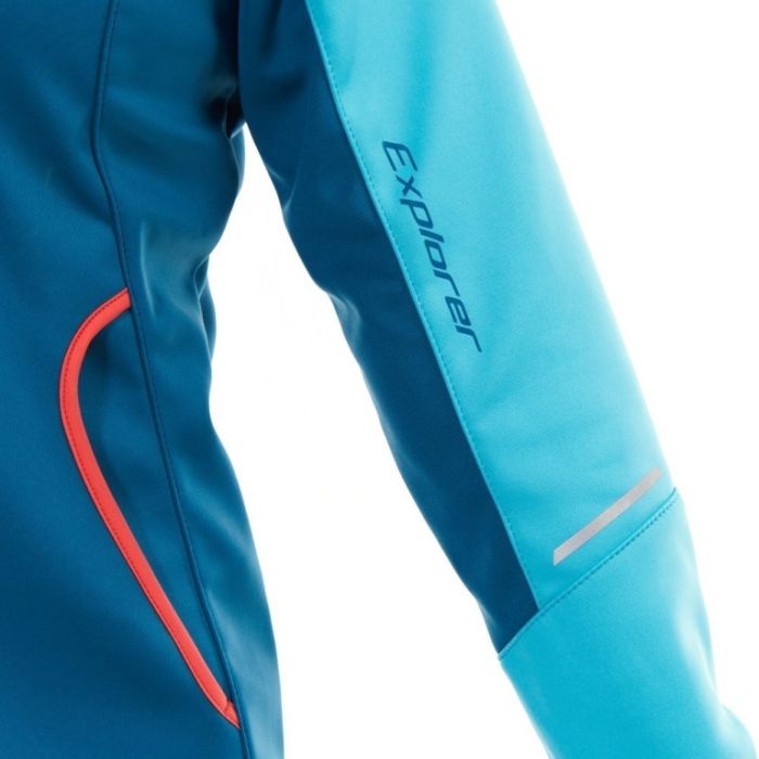 Куртка с капюшоном Dragonfly EXPLORER 2.0 Woman Scuba Blue 2024