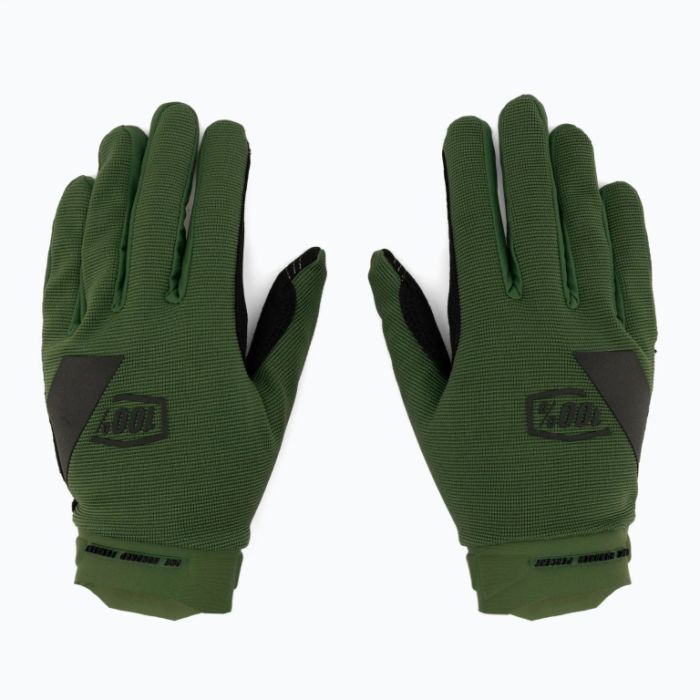 Мотоперчатки 100% Ridecamp Army Green/Black 2024