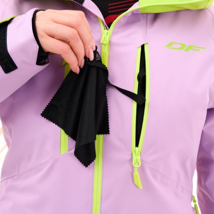 Куртка горнолыжная утепленная Dragonfly Gravity Woman Purple - Lime