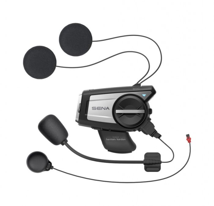 Мотогарнитура Bluetooth Sena 50C-01 с Mesh интеркомом и встроенной 4K экшн-камерой