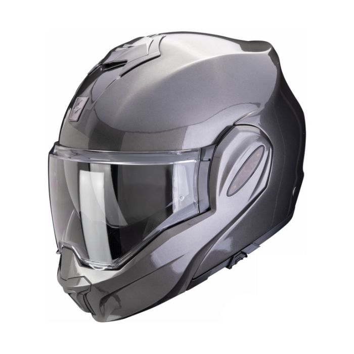 Мотошлем Scorpion Exo Exo-tech Evo Pro Solid Серый Металлик