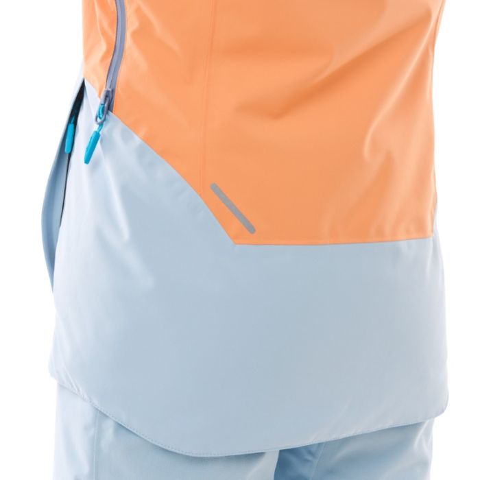 Куртка горнолыжная утепленная Dragonfly Gravity Woman Mock Orange - Light Blue