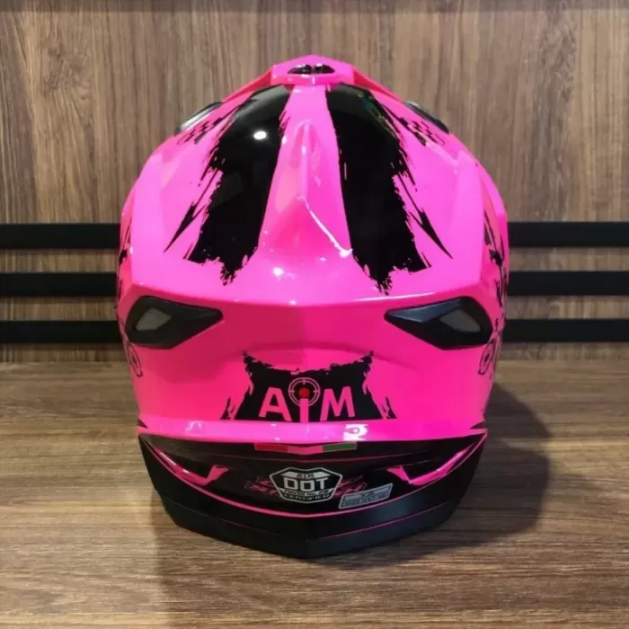 Шлем детский AiM JK802Y Pink/Black