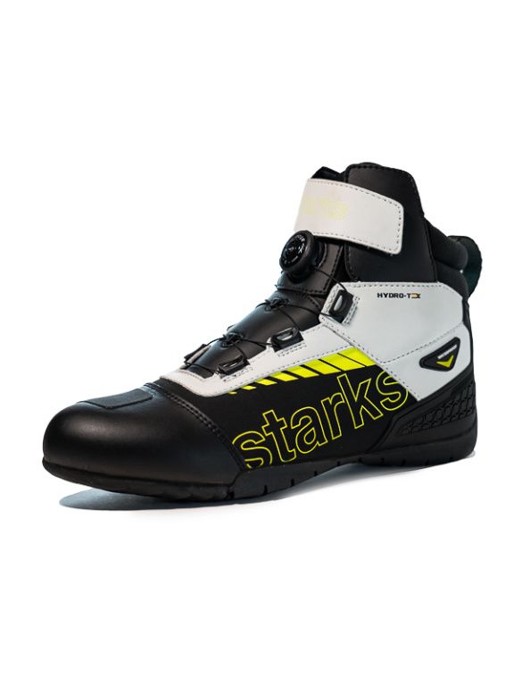 Мотокроссовки Starks Waterproof RS-2 WP Черный/Салатовый