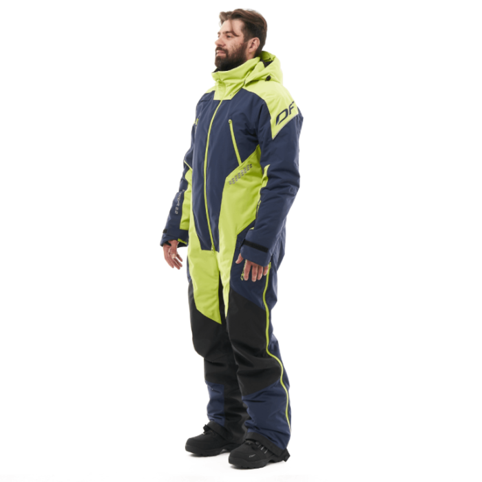 Комбинезон Dragonfly EXTREME 2.0 Man Dark Blue - Lime 2024 Утепленный (100)